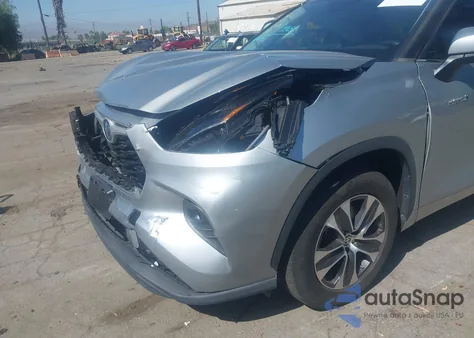 2021 Toyota Highlander Hybrid Xle from USA, damaged, VIN 5TDHARAH9MS506261